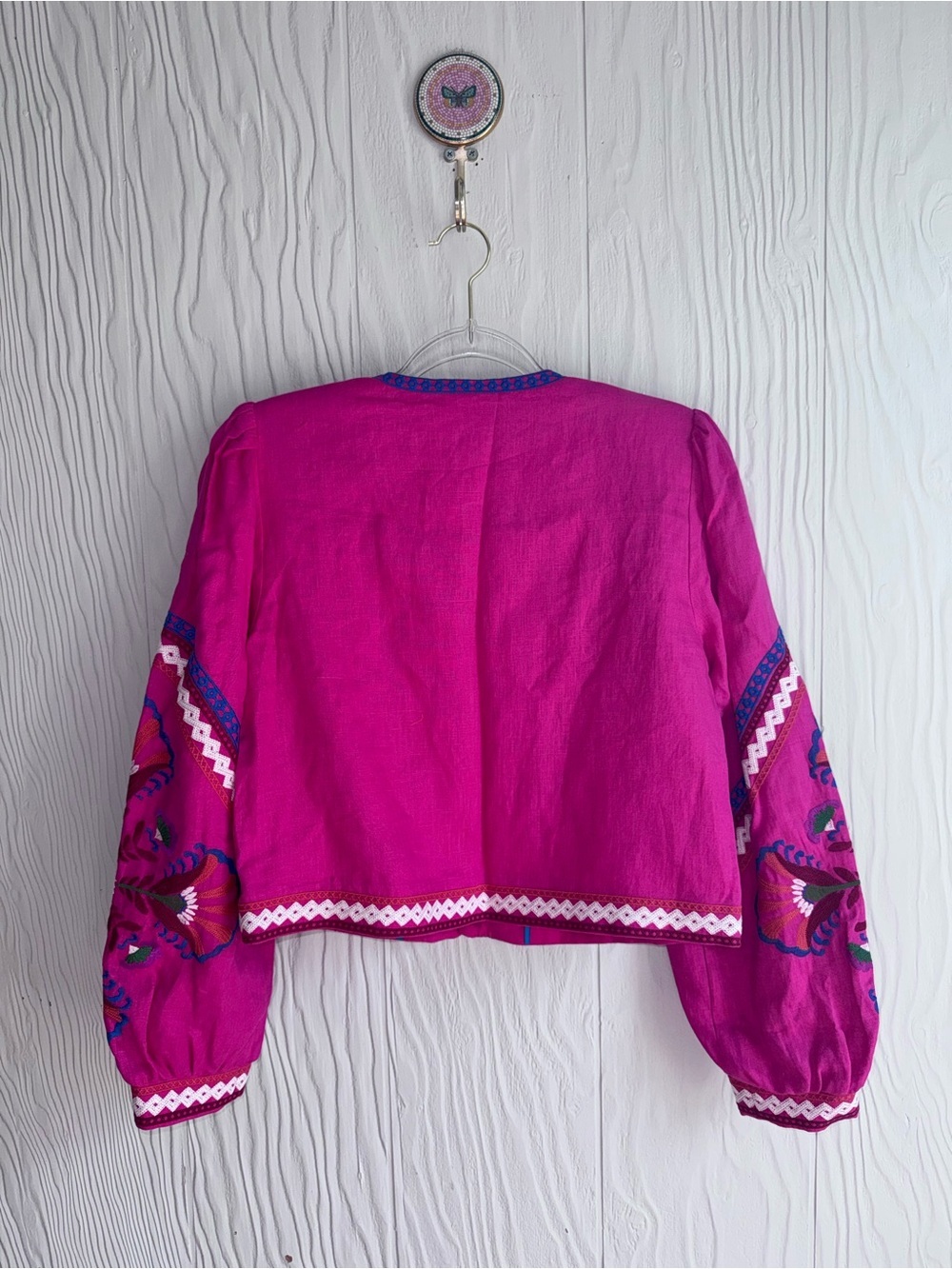 NEW BODEN Embroidered Linen Jacket
Pink Peony, Embroidered Sz: 4 - Picture 5 of 10